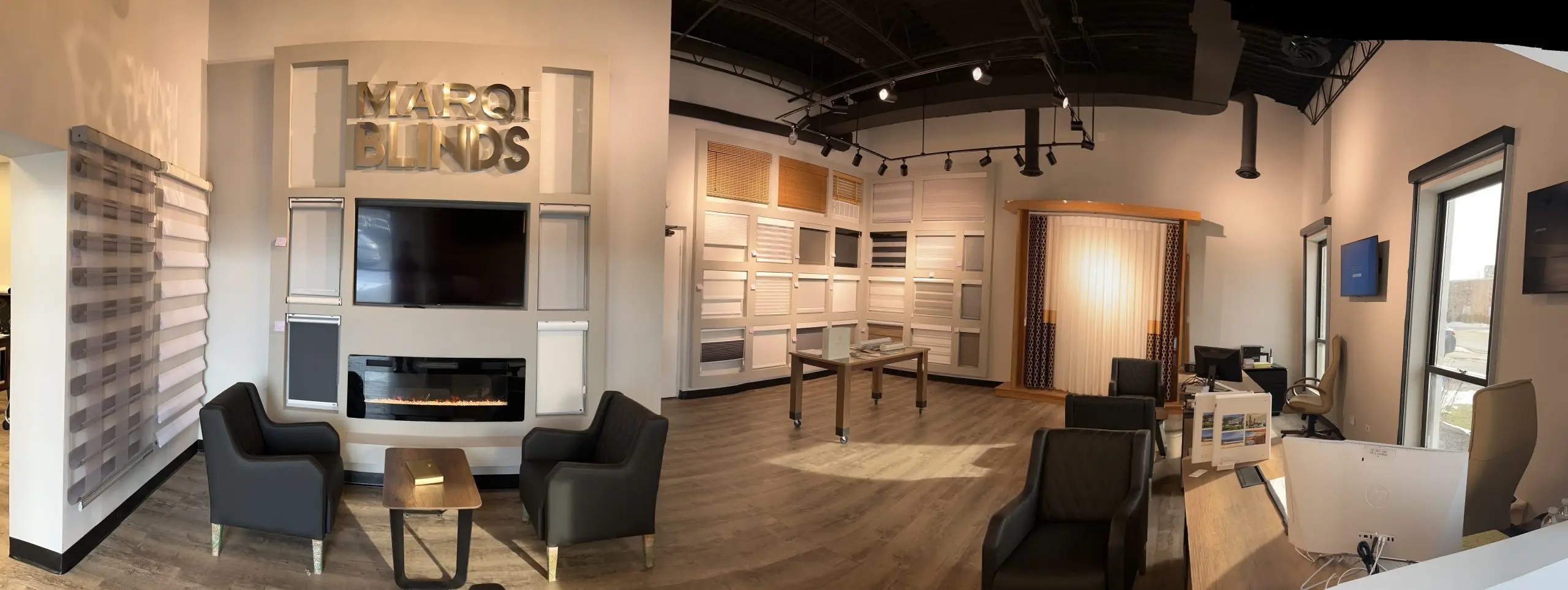 MarQi Blinds interior - commercial property managed by MarQi Co.