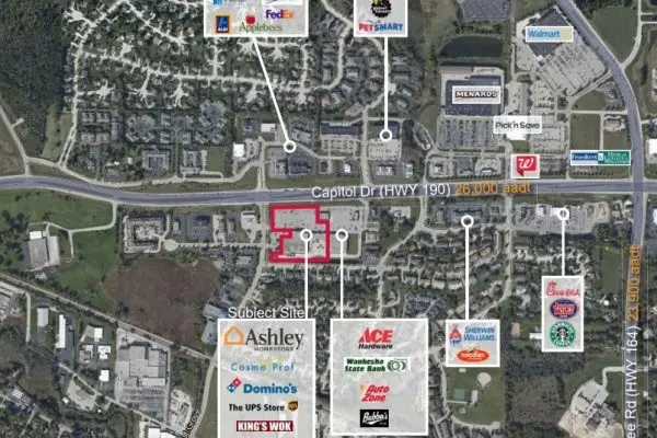 Pewaukee Plaza (view 8) - commercial property managed by MarQi Co.