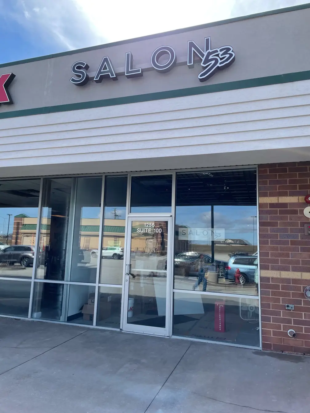 salon 53 hair store outside